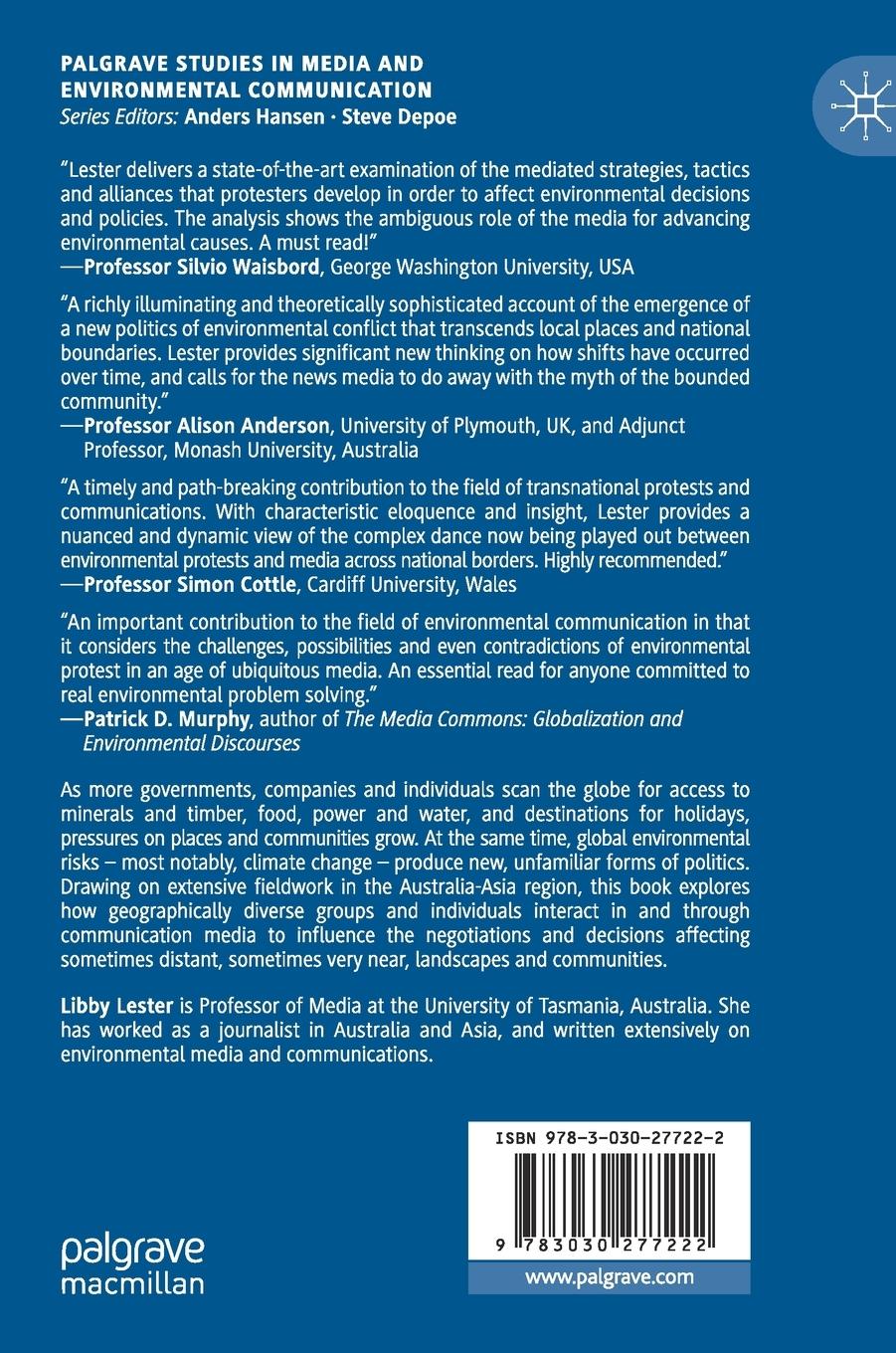 Rückseitencover Global Trade and Mediatised Environmental Protest