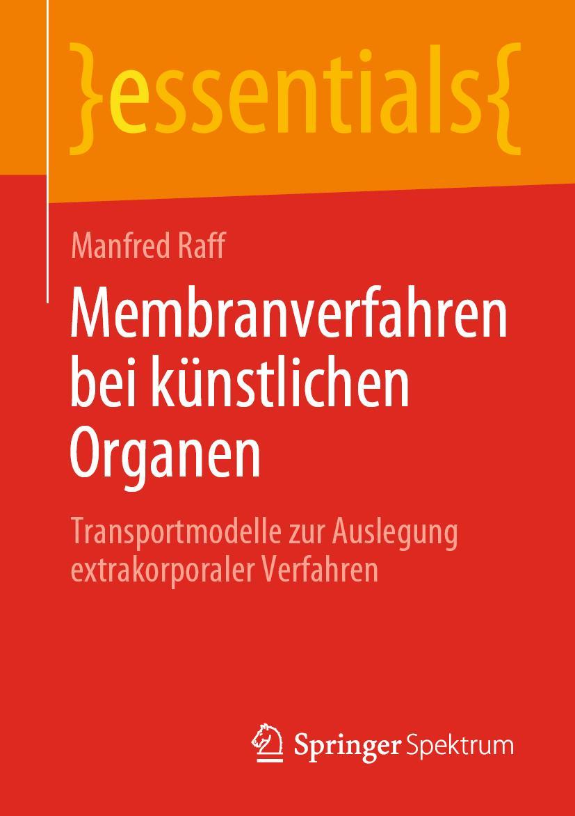 Vorderes Coverbild Membranverfahren bei künstlichen Organen