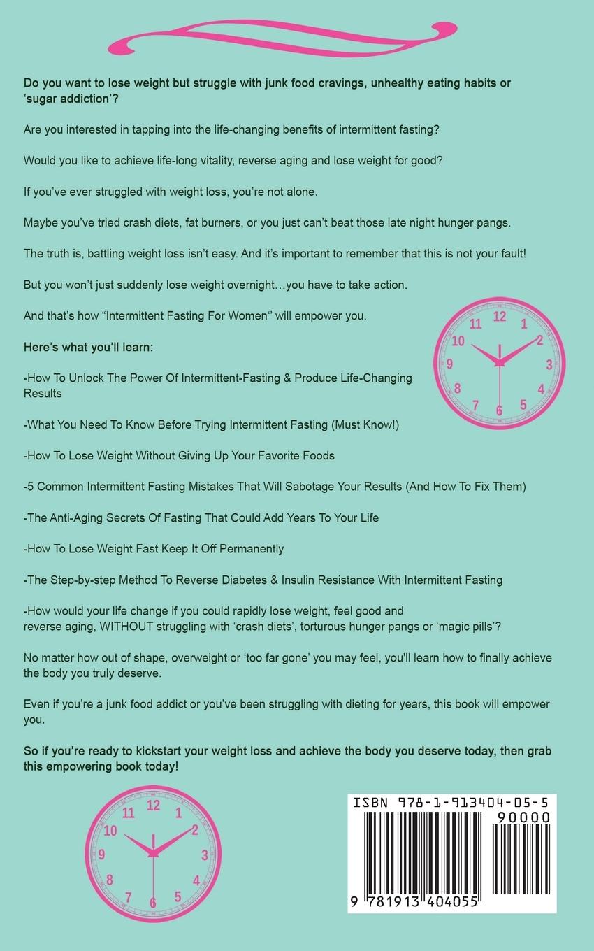 Rückseitencover Intermittent Fasting For Women