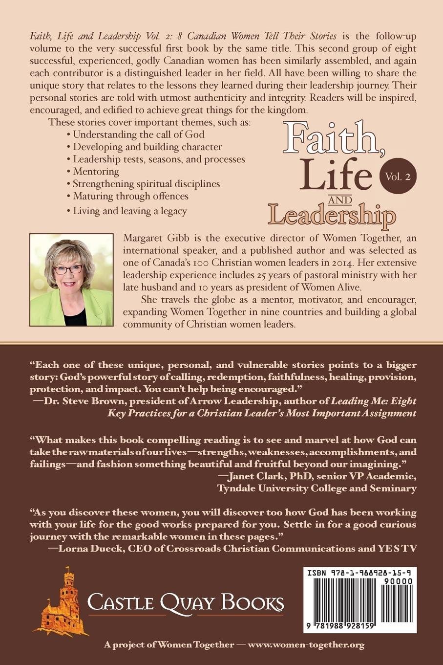 Rückseitencover Faith, Life and Leadership