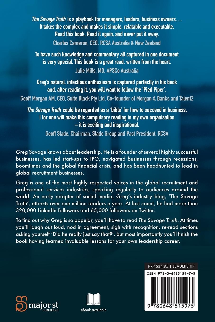 Rückseitencover The Savage Truth