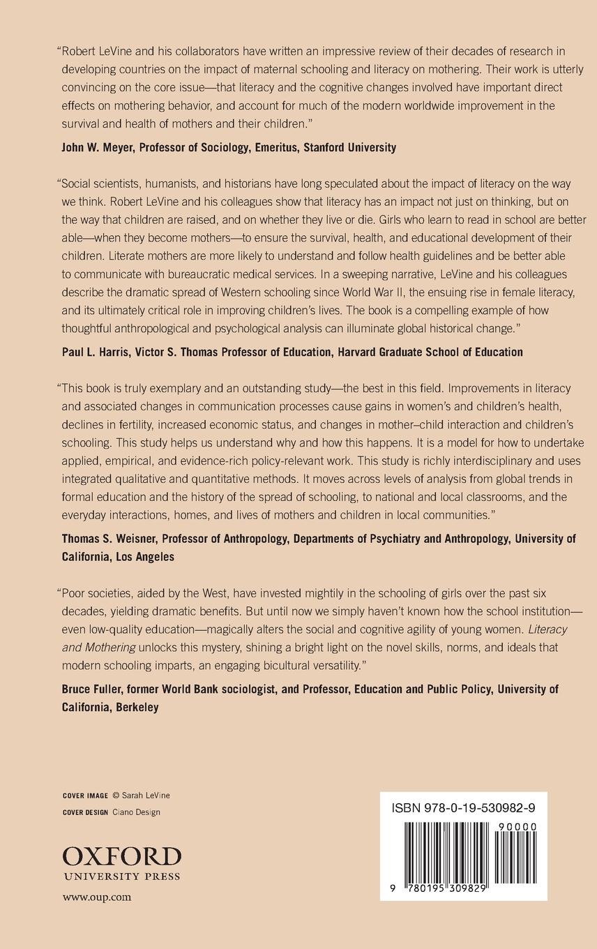 Rückseitencover Literacy and Mothering