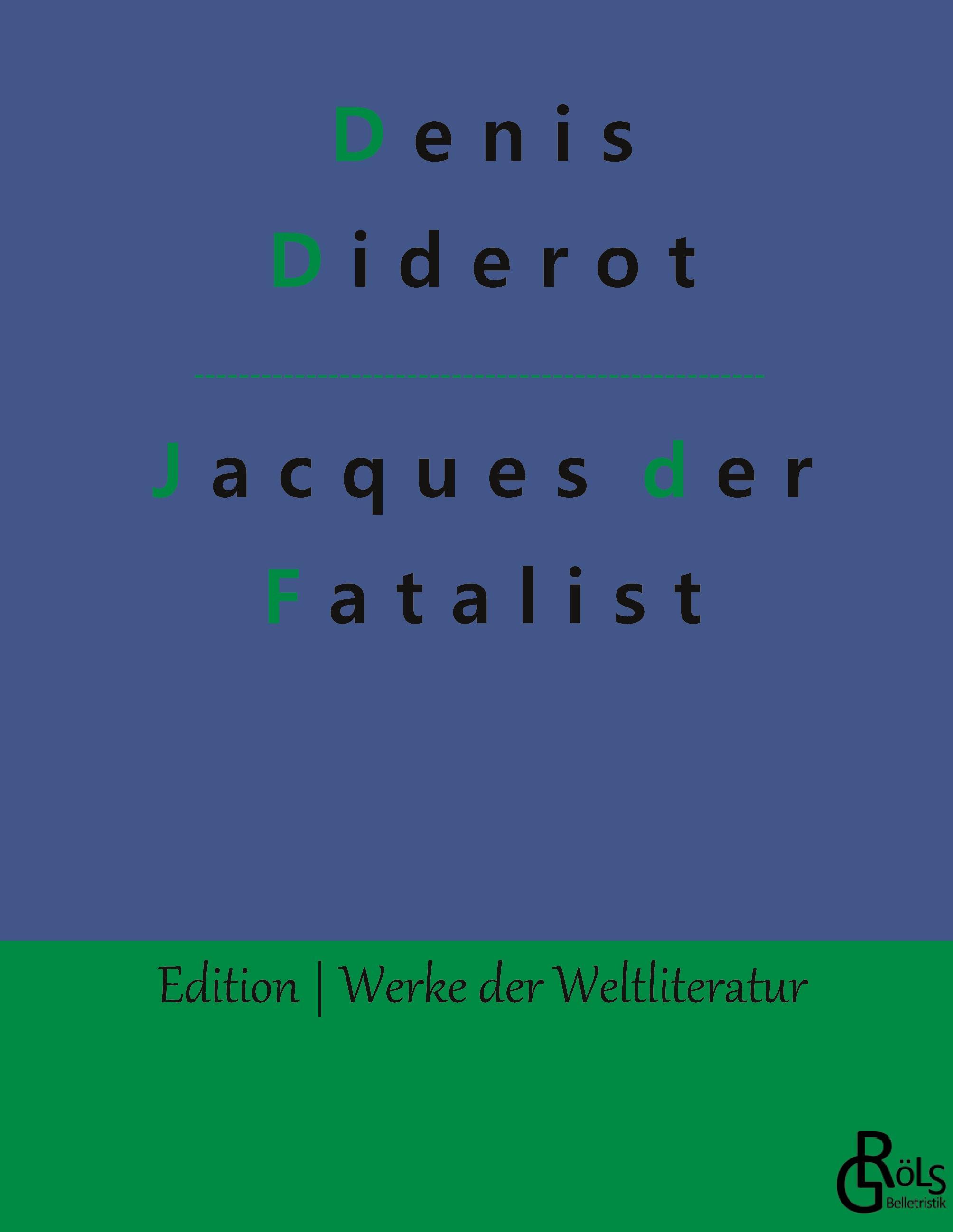 Vorderes Coverbild Jacques der Fatalist und sein Herr