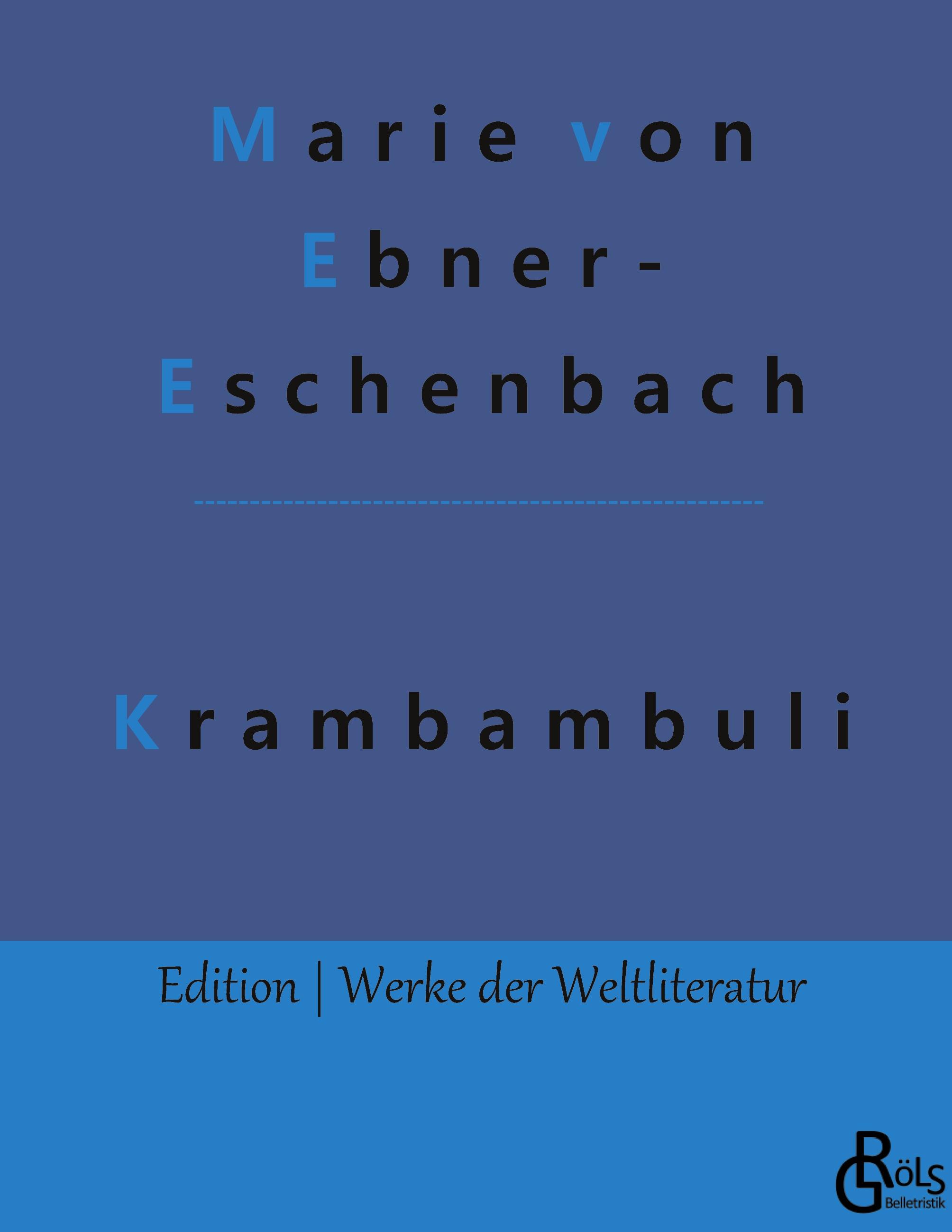 Vorderes Coverbild Krambambuli