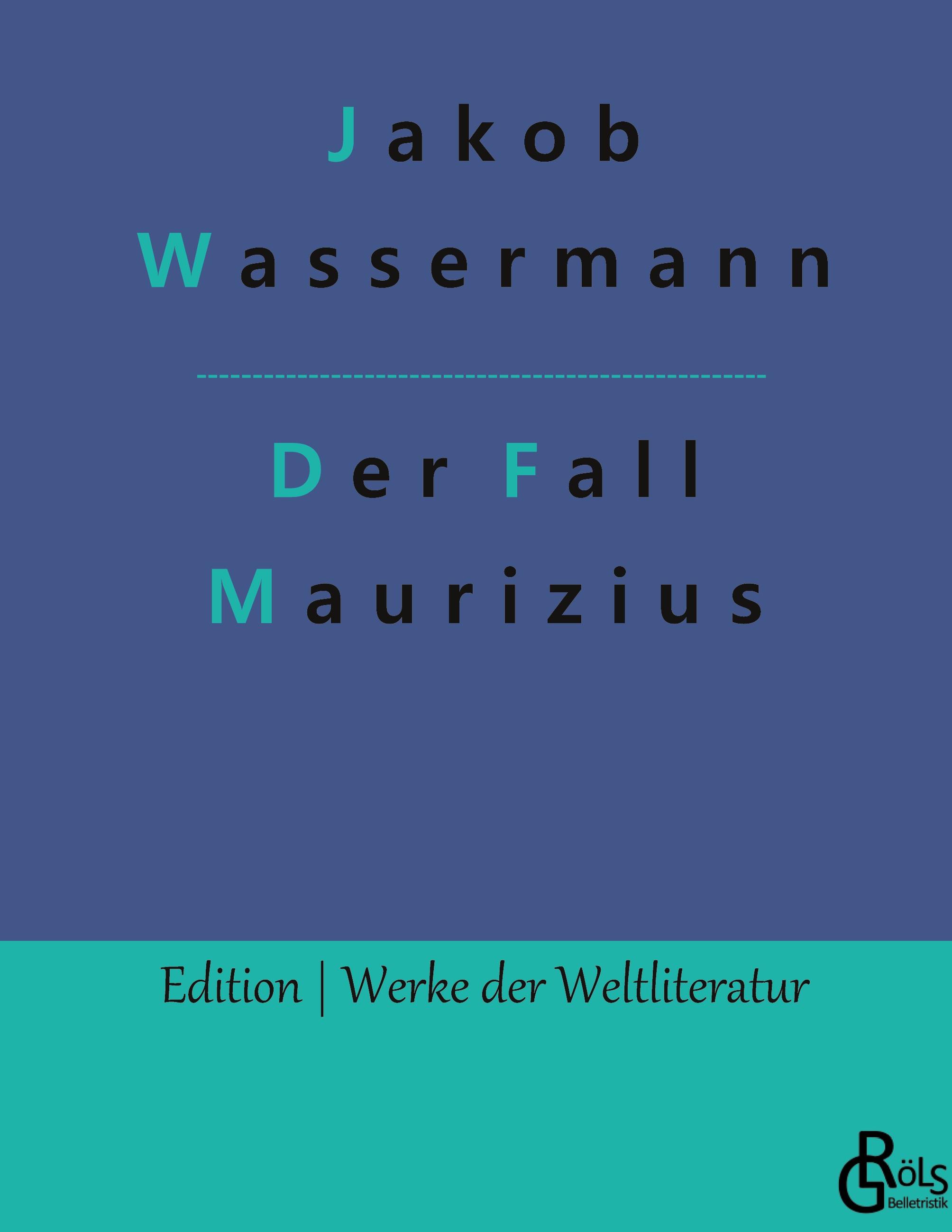 Vorderes Coverbild Der Fall Maurizius
