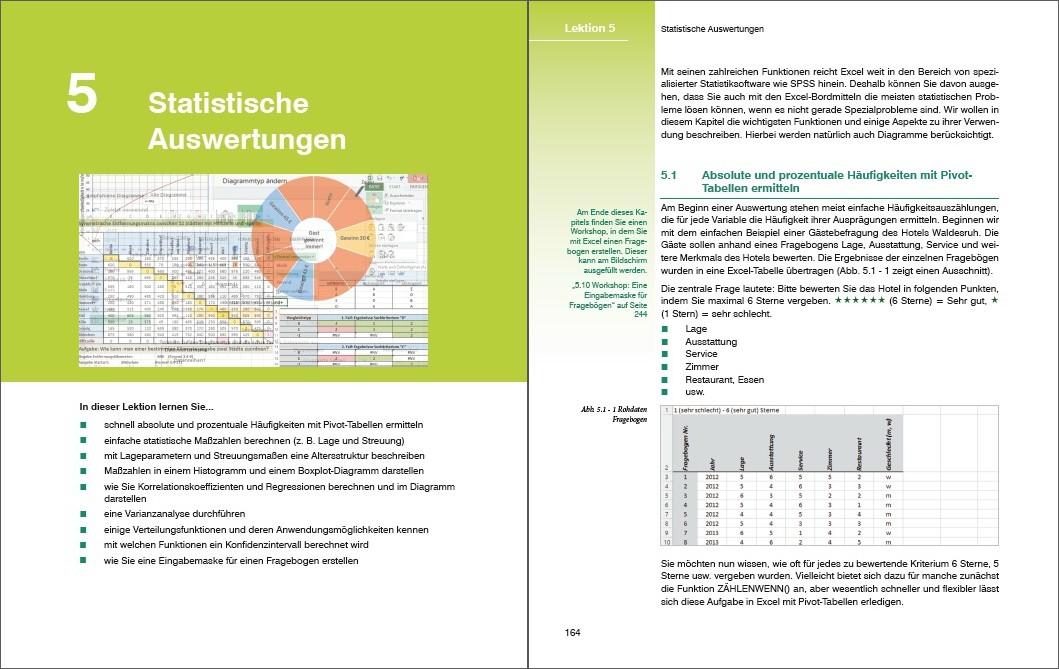 Beispielinhalt (Bild) Sonderausgabe: Excel Formeln und Funktionen professionell einsetzen