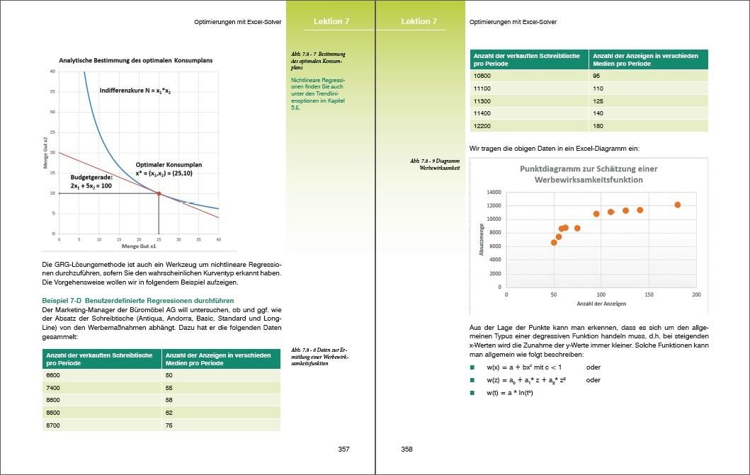 Beispielinhalt (Bild) Sonderausgabe: Excel Formeln und Funktionen professionell einsetzen