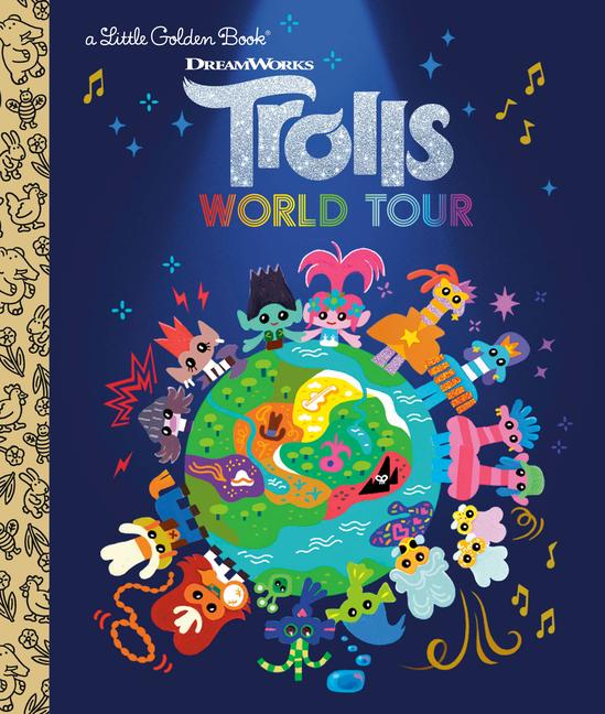 Vorderes Coverbild Trolls World Tour Little Golden Book (DreamWorks Trolls World Tour)