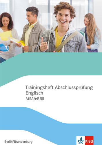 Vorderes Coverbild Trainingsheft Abschluss Englisch Erweiterte Berufsbildungsreife / Mittlerer Schulabschluss Berlin/Brandenburg. Mit Audio-CD Klasse 10
