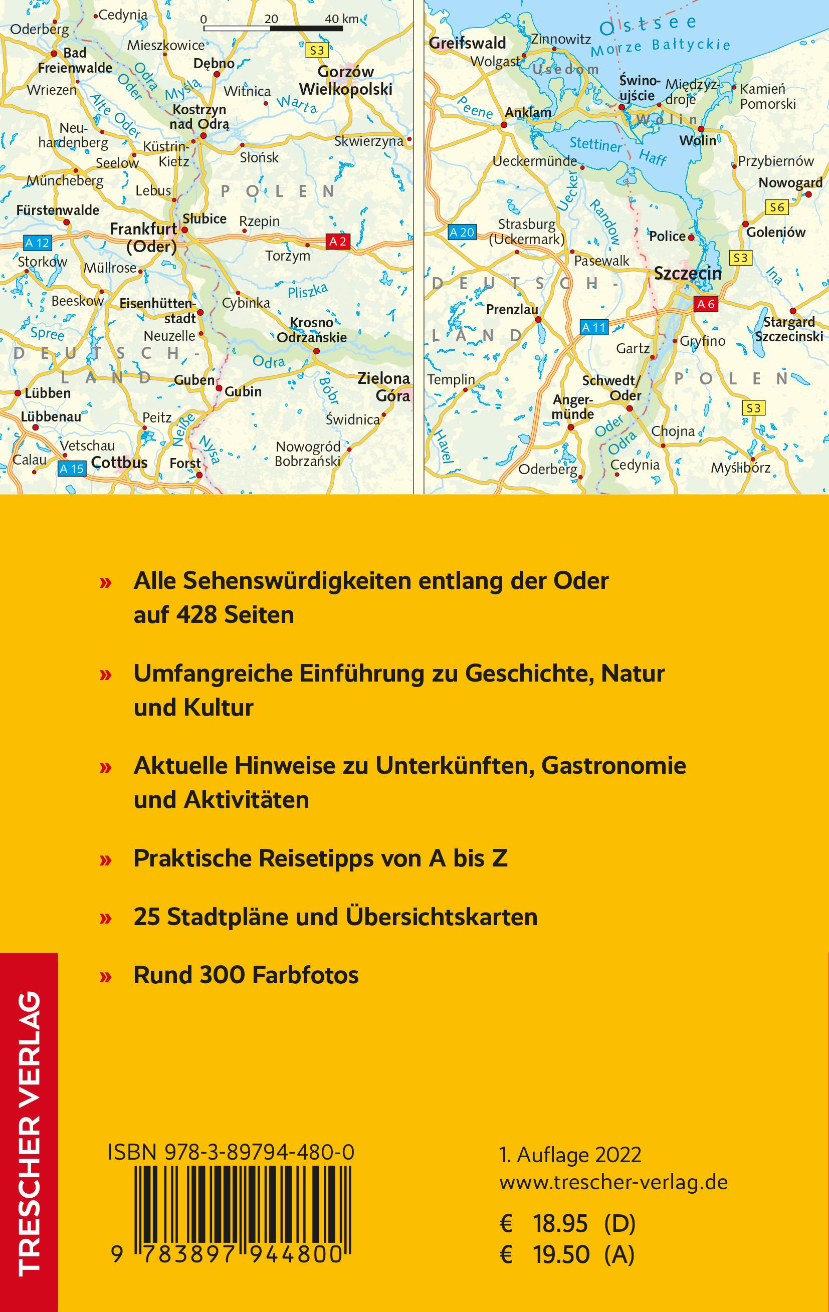 Rückseitencover Reiseführer Oder