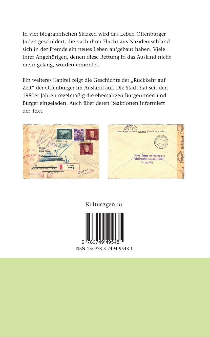 Rückseitencover Flucht und Vertreibung 1933 - 1945: Rettung in der Fremde