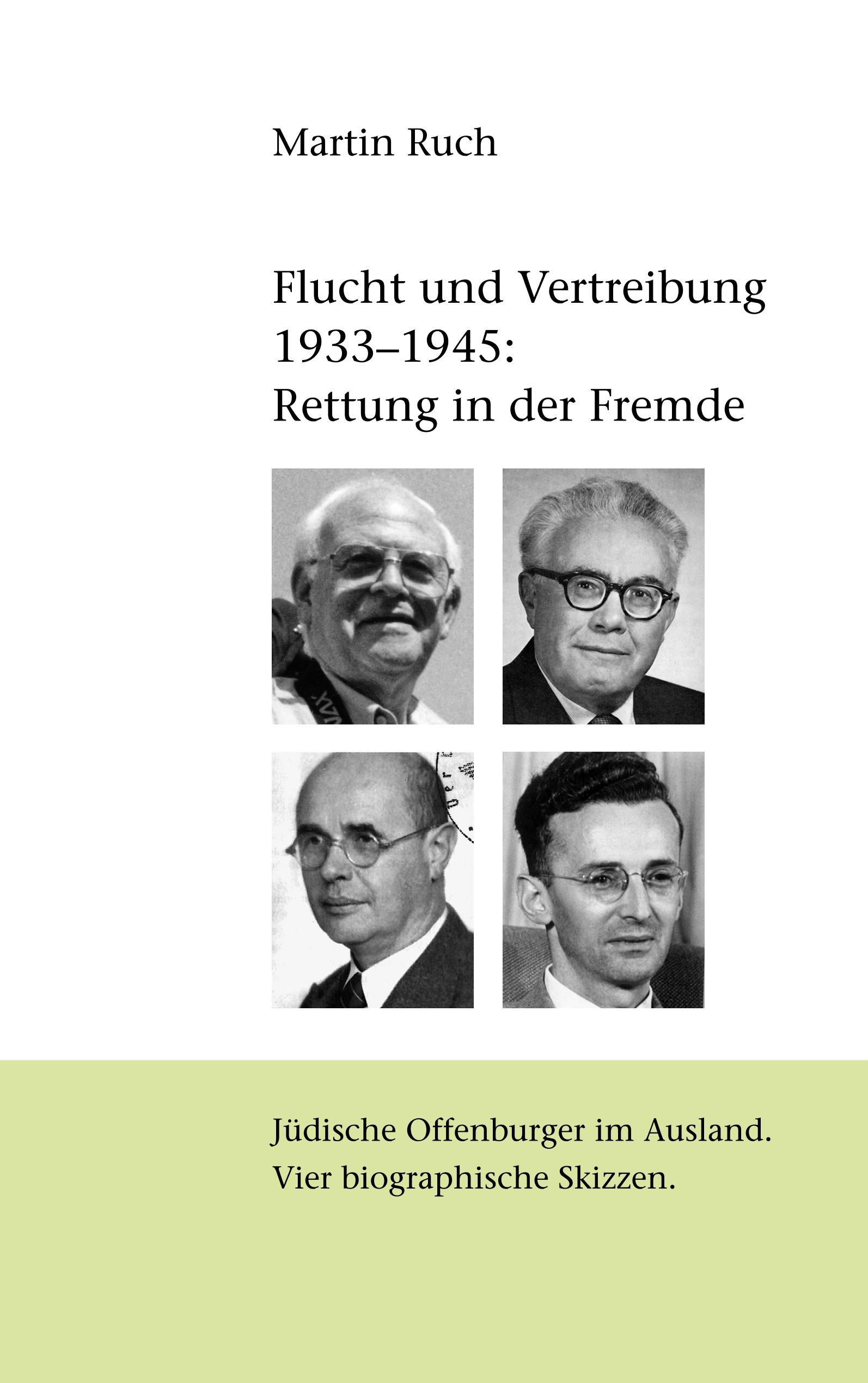 Vorderes Coverbild Flucht und Vertreibung 1933 - 1945: Rettung in der Fremde