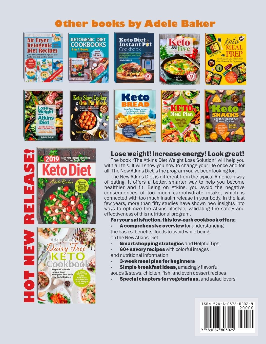 Rückseitencover The Atkins Diet Weight Loss Solution