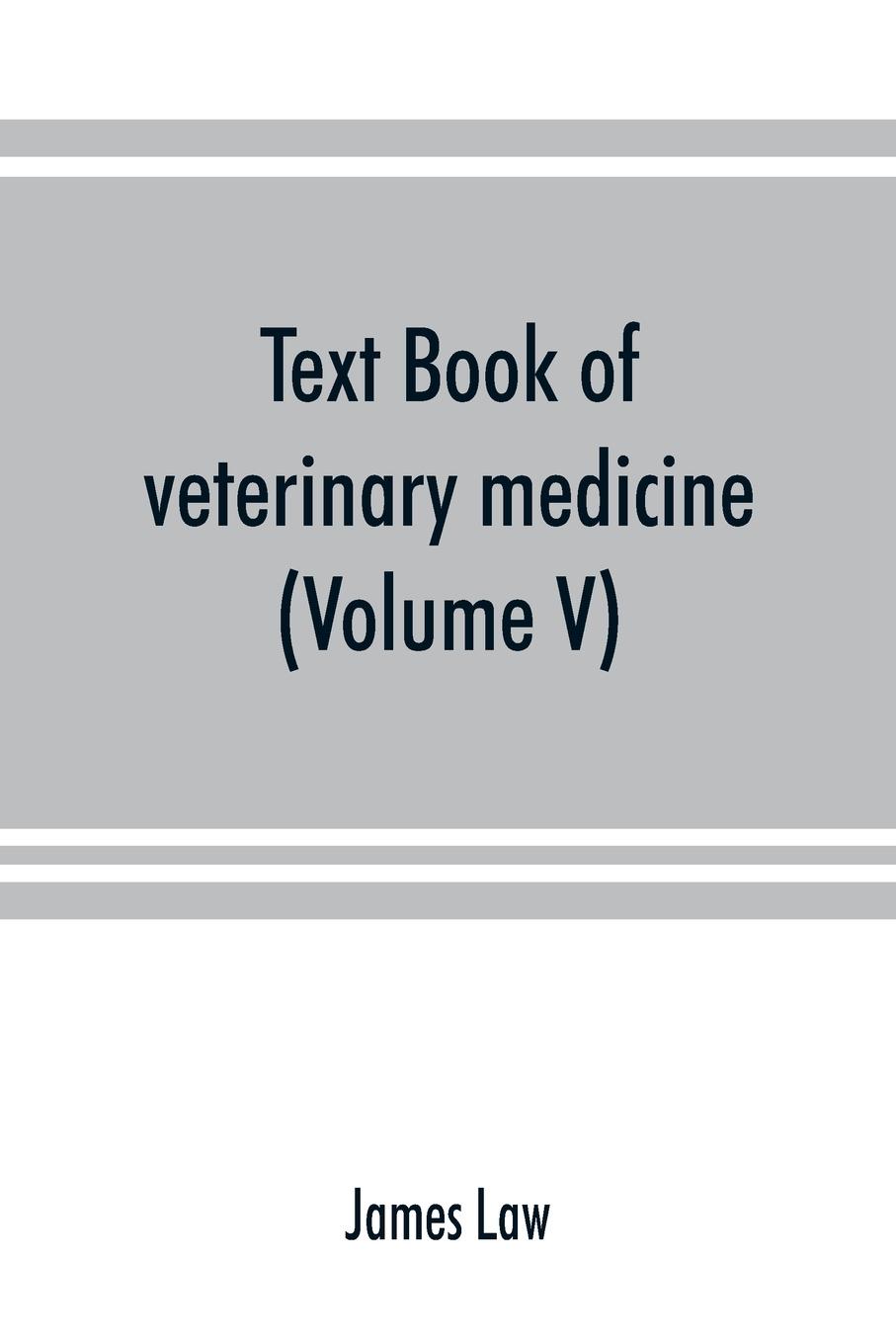 Vorderes Coverbild Text book of veterinary medicine (Volume V)