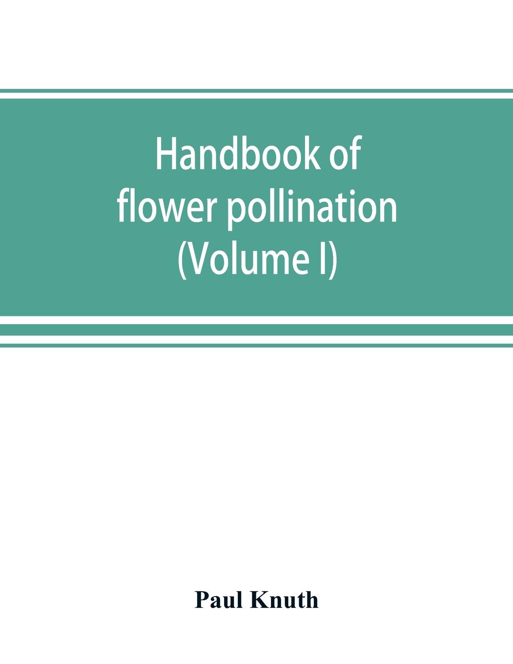Vorderes Coverbild Handbook of flower pollination