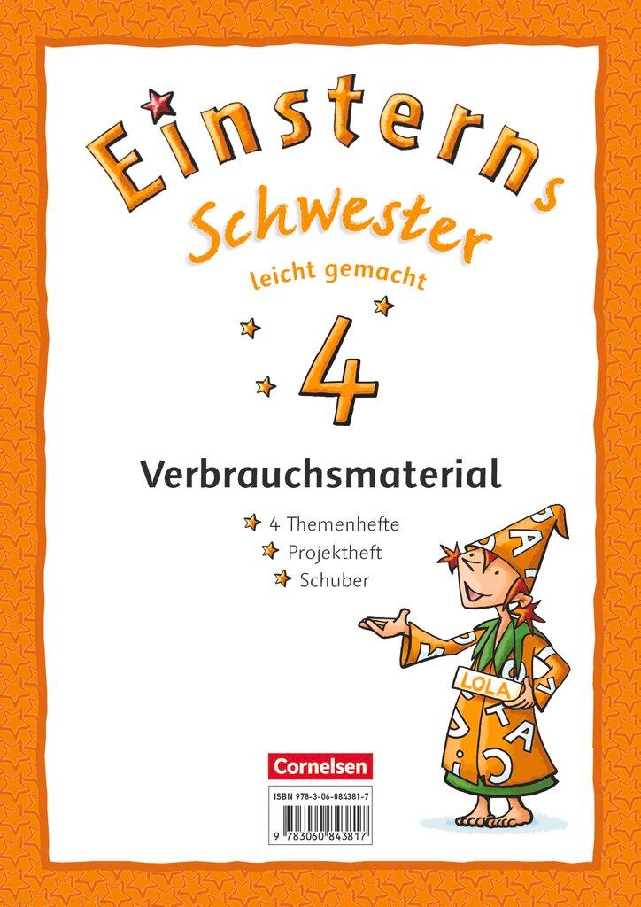 Vorderes Coverbild Einsterns Schwester 4. Schuljahr. Sprache und Lesen - Leicht gemacht