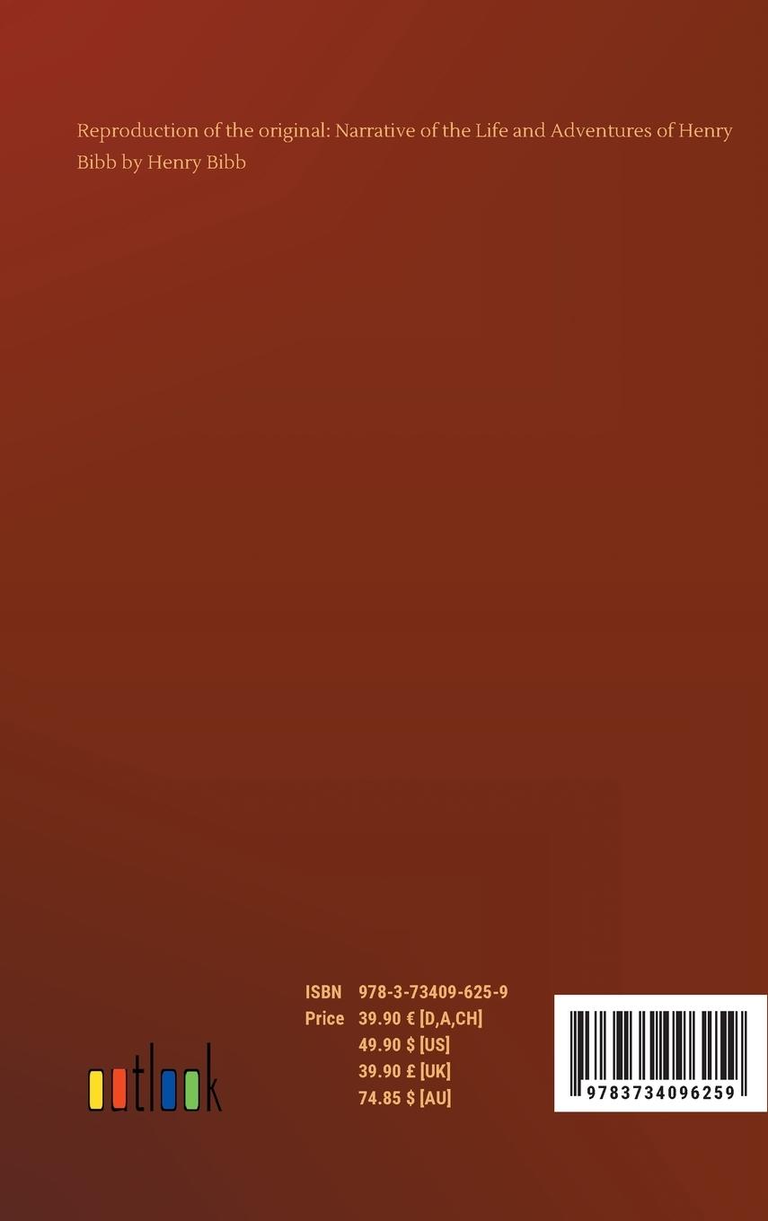 Rückseitencover Narrative of the Life and Adventures of Henry Bibb