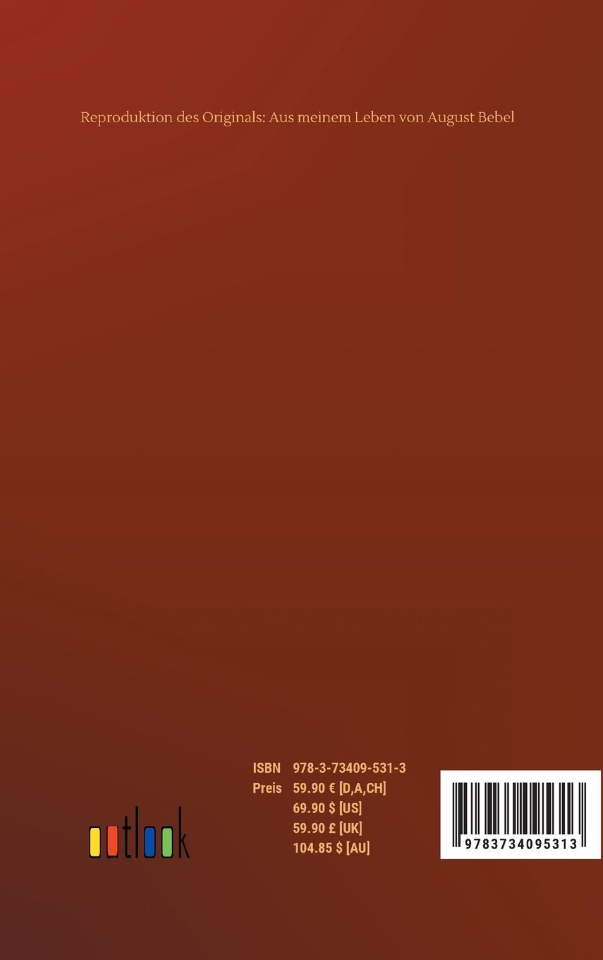 Rückseitencover Aus meinem Leben