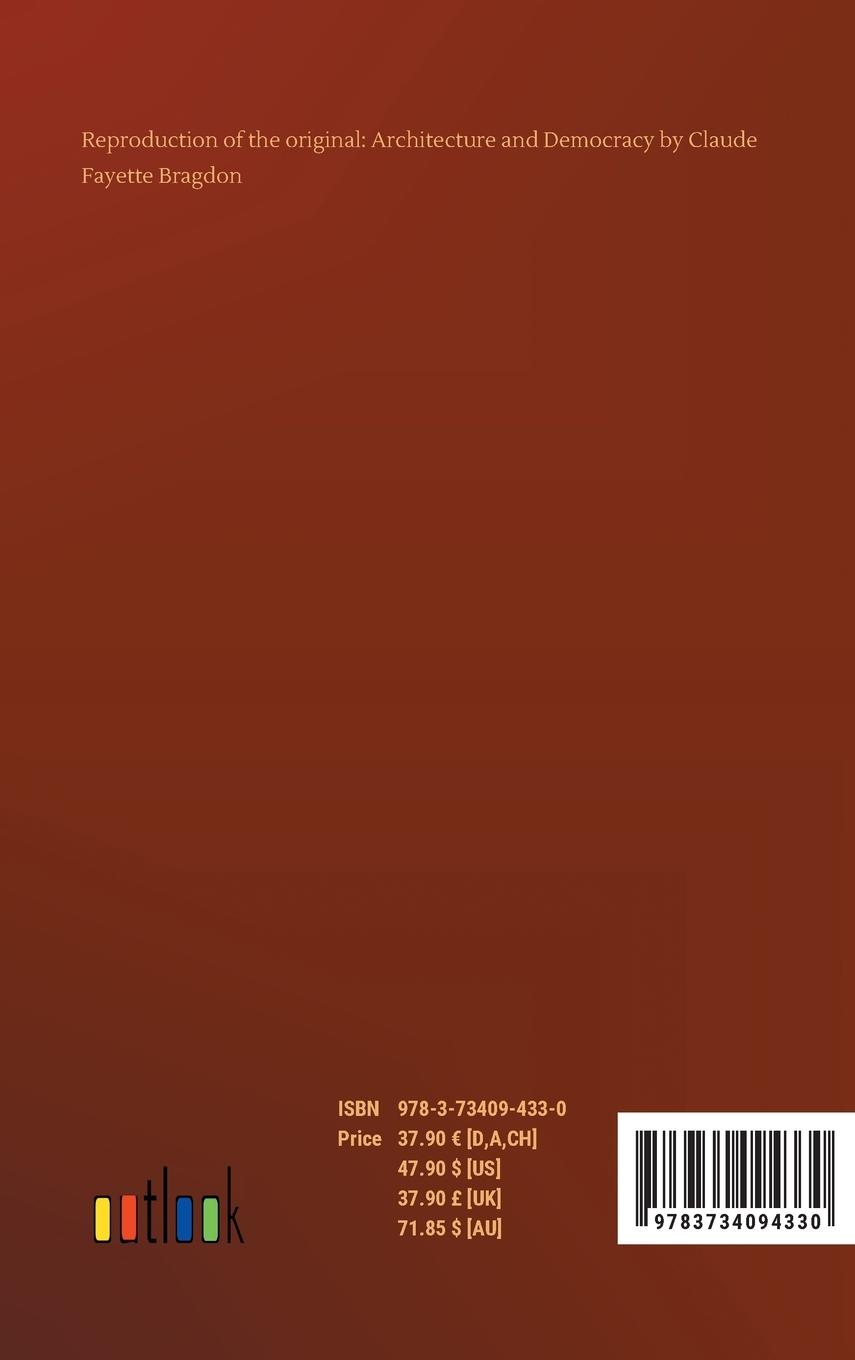 Rückseitencover Architecture and Democracy