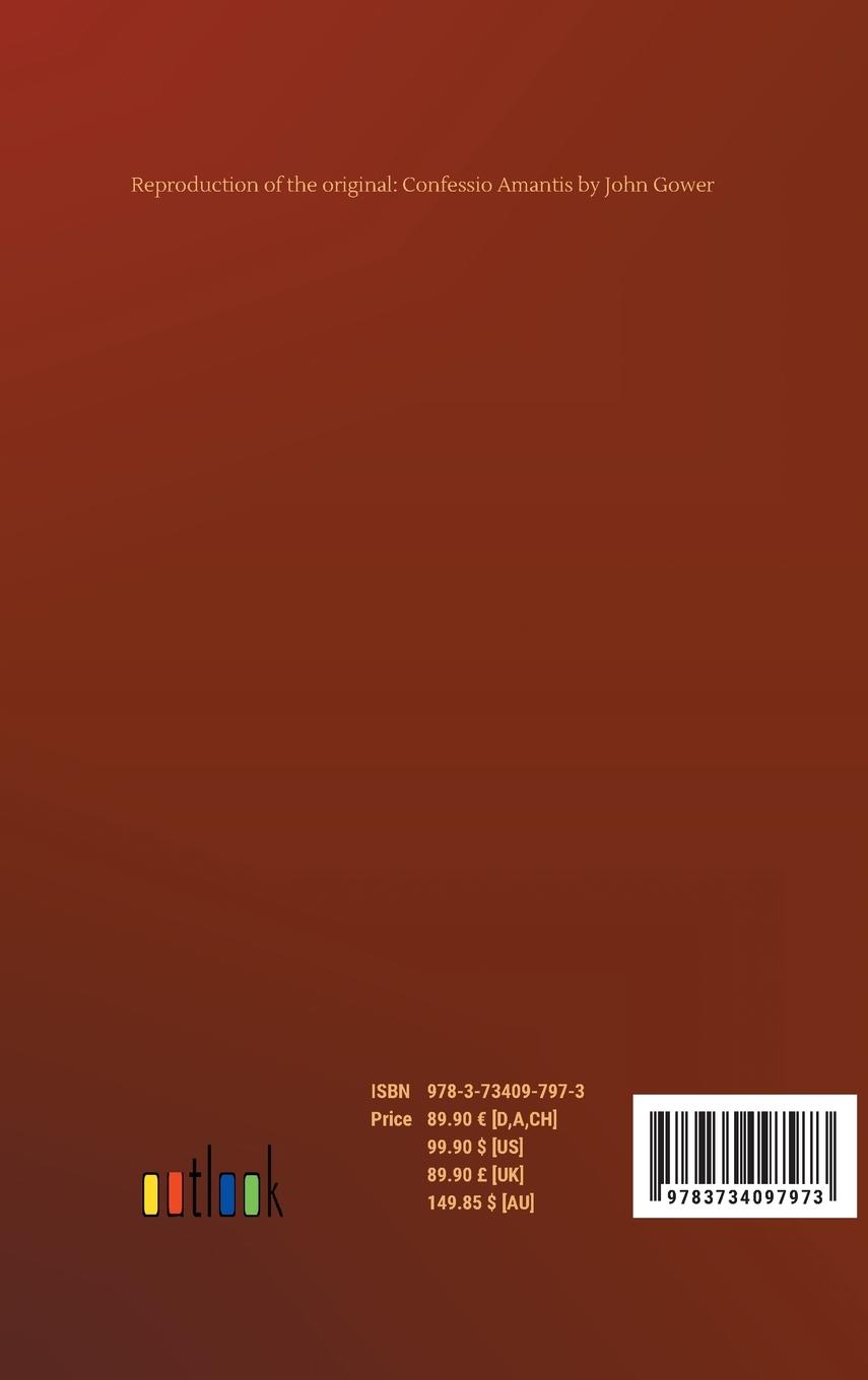 Rückseitencover Confessio Amantis