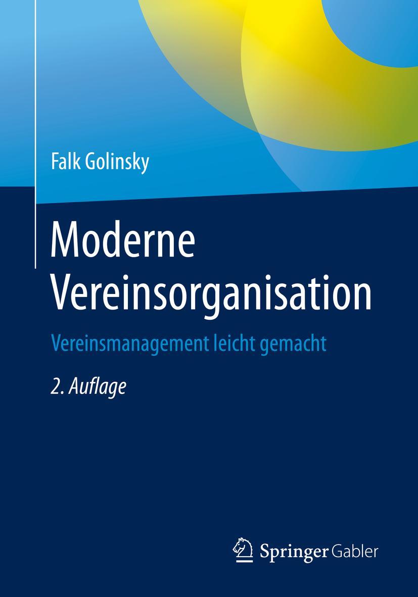 Vorderes Coverbild Moderne Vereinsorganisation