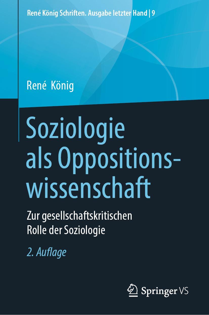 Vorderes Coverbild Soziologie als Oppositionswissenschaft