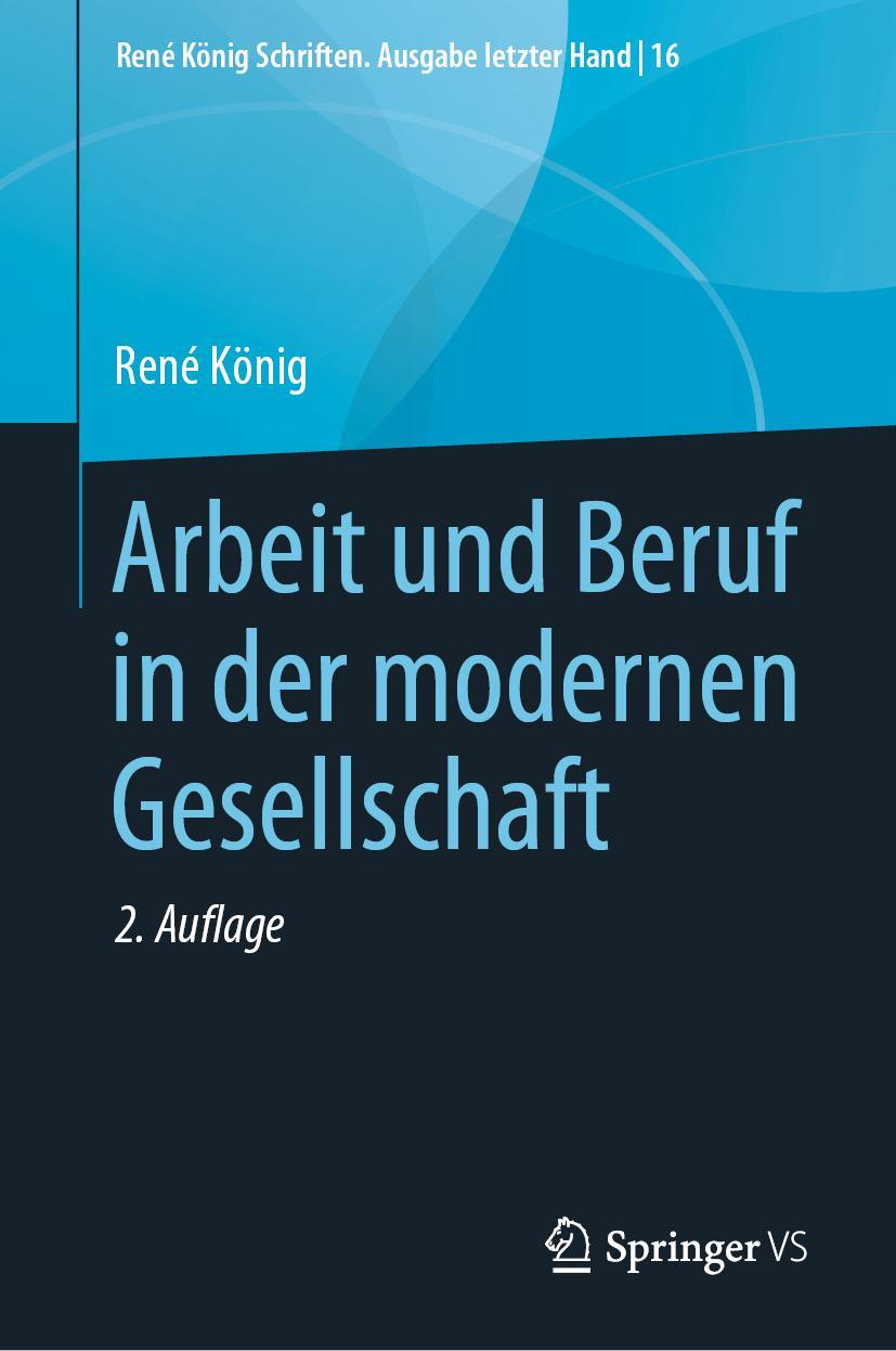 Vorderes Coverbild Arbeit und Beruf in der modernen Gesellschaft