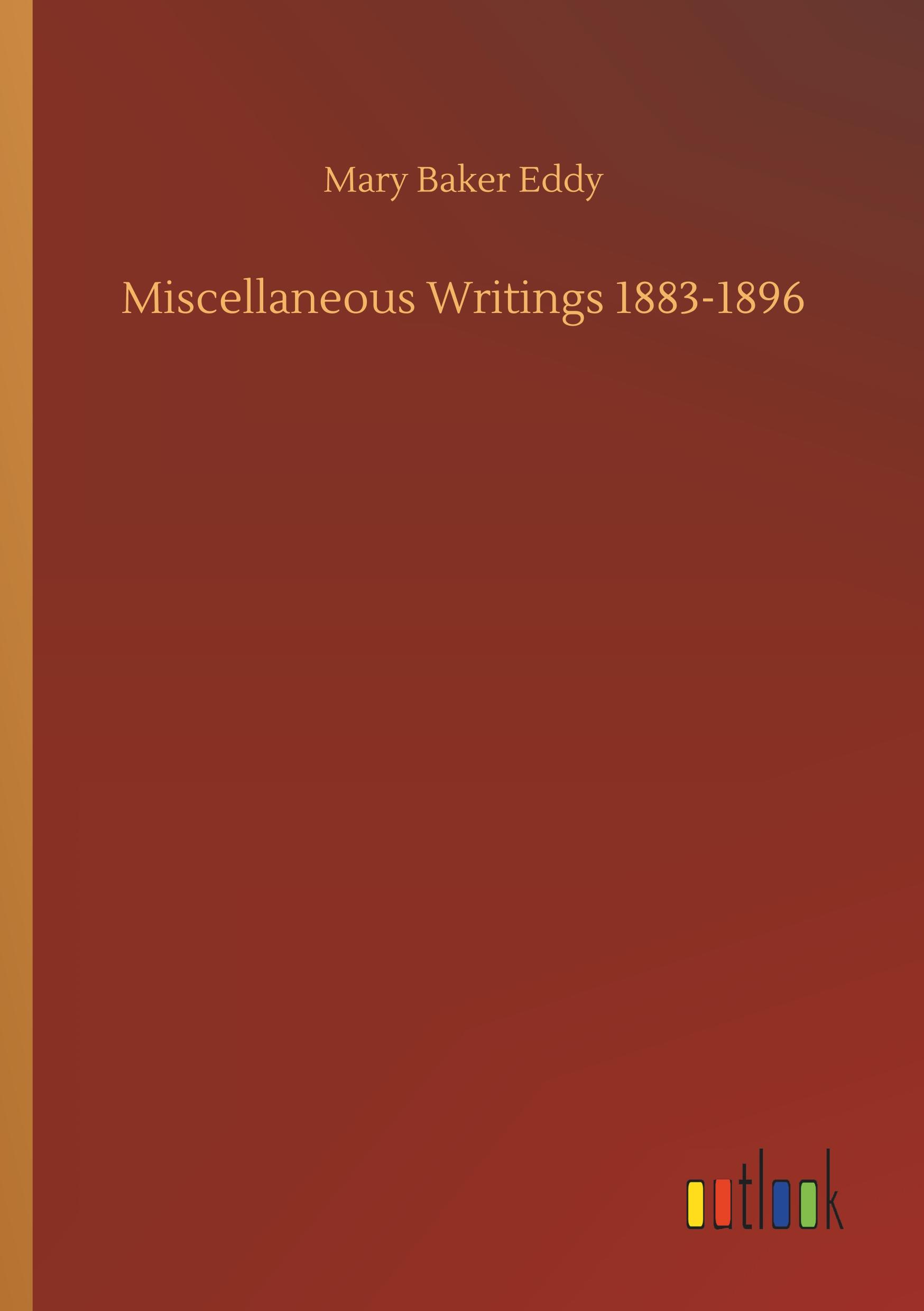 Vorderes Coverbild Miscellaneous Writings 1883-1896