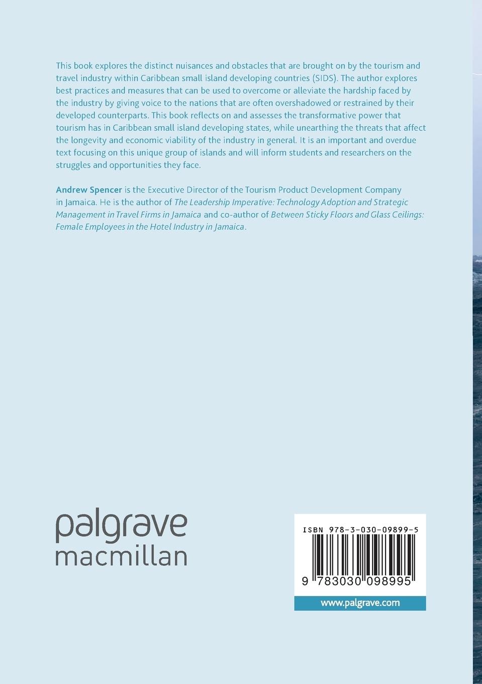 Rückseitencover Travel and Tourism in the Caribbean