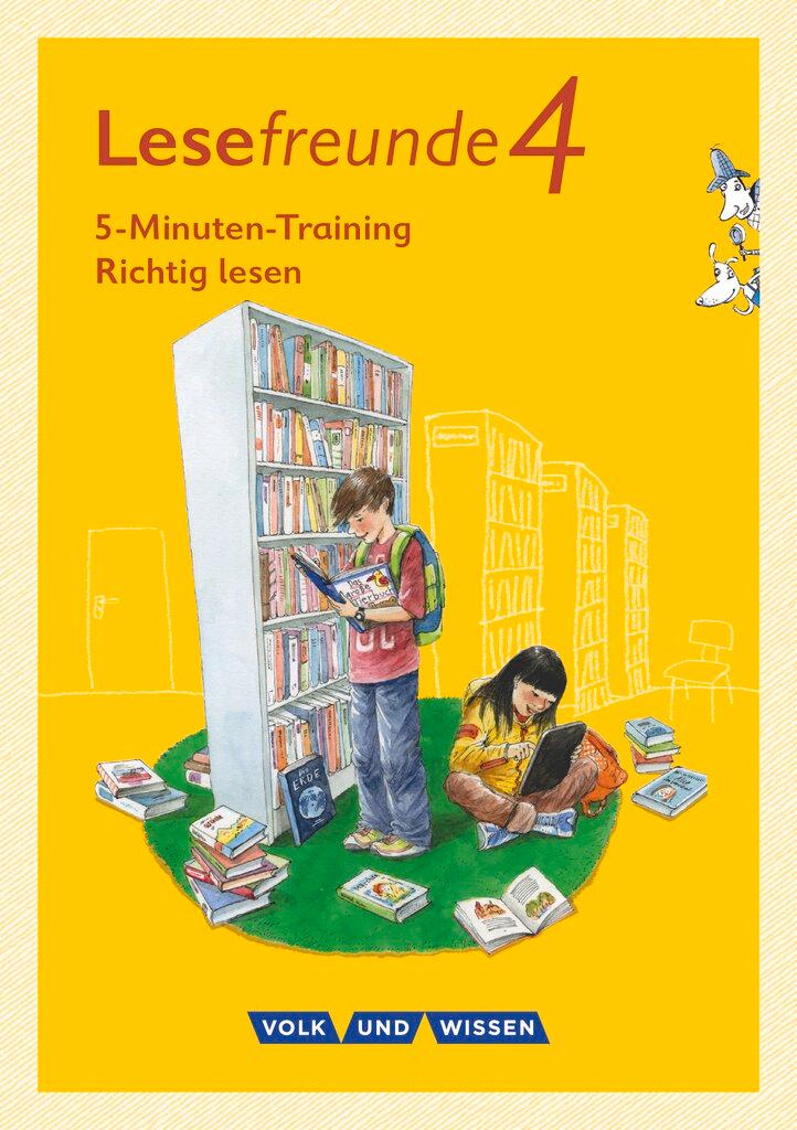 Vorderes Coverbild Lesefreunde. 4. Schuljahr - 5-Minuten-Training "Richtig lesen" - Östliche Bundesländer und Berlin