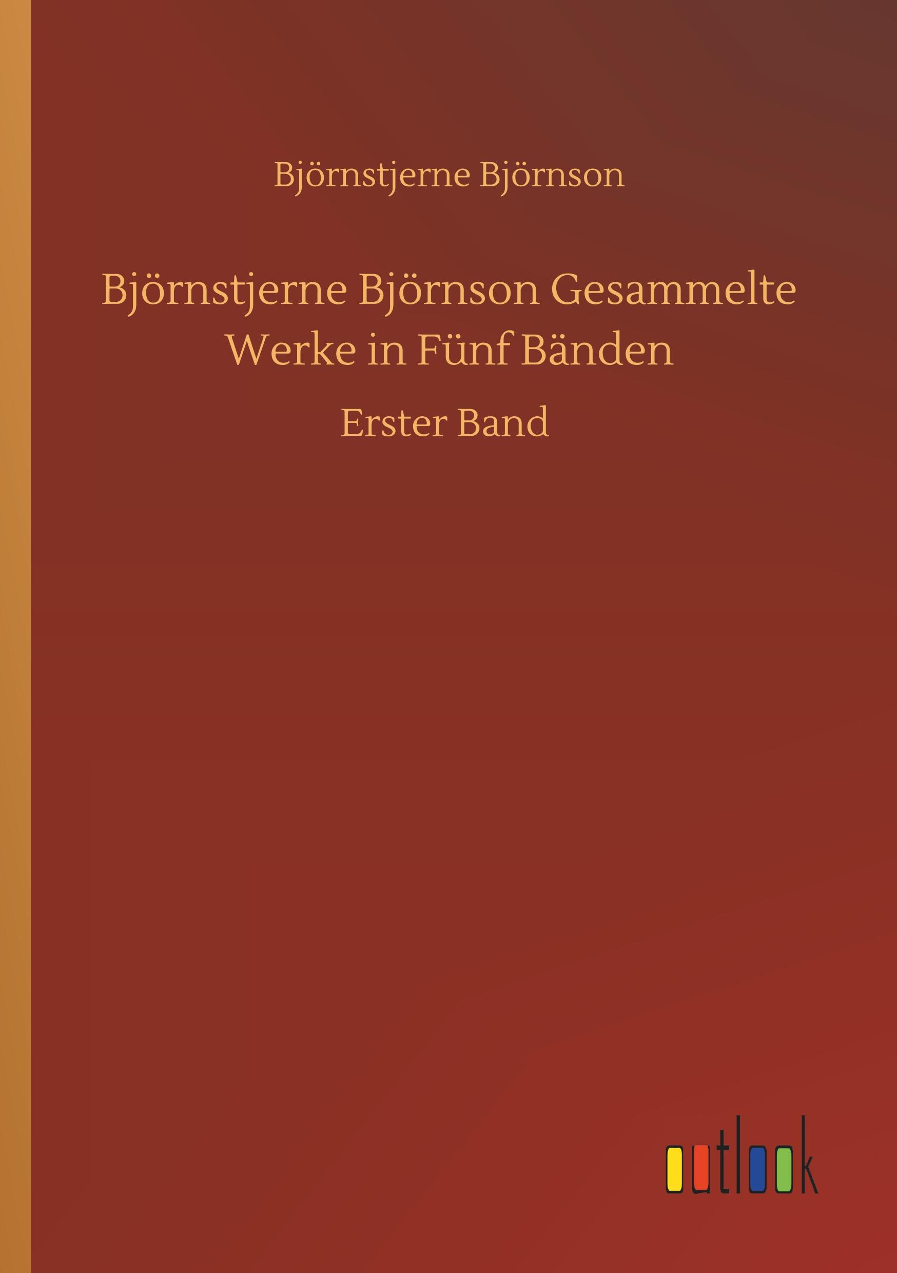 Vorderes Coverbild Björnstjerne Björnson Gesammelte Werke in Fünf Bänden