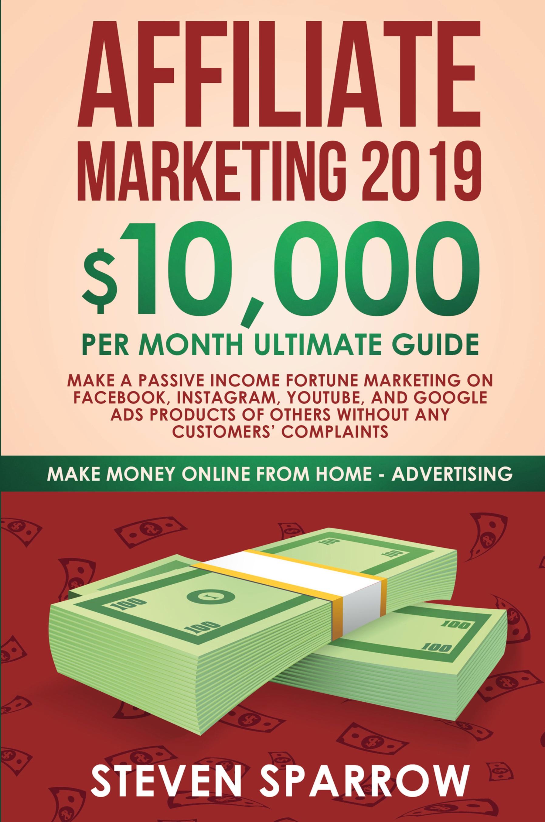 Vorderes Coverbild Affiliate Marketing 2019