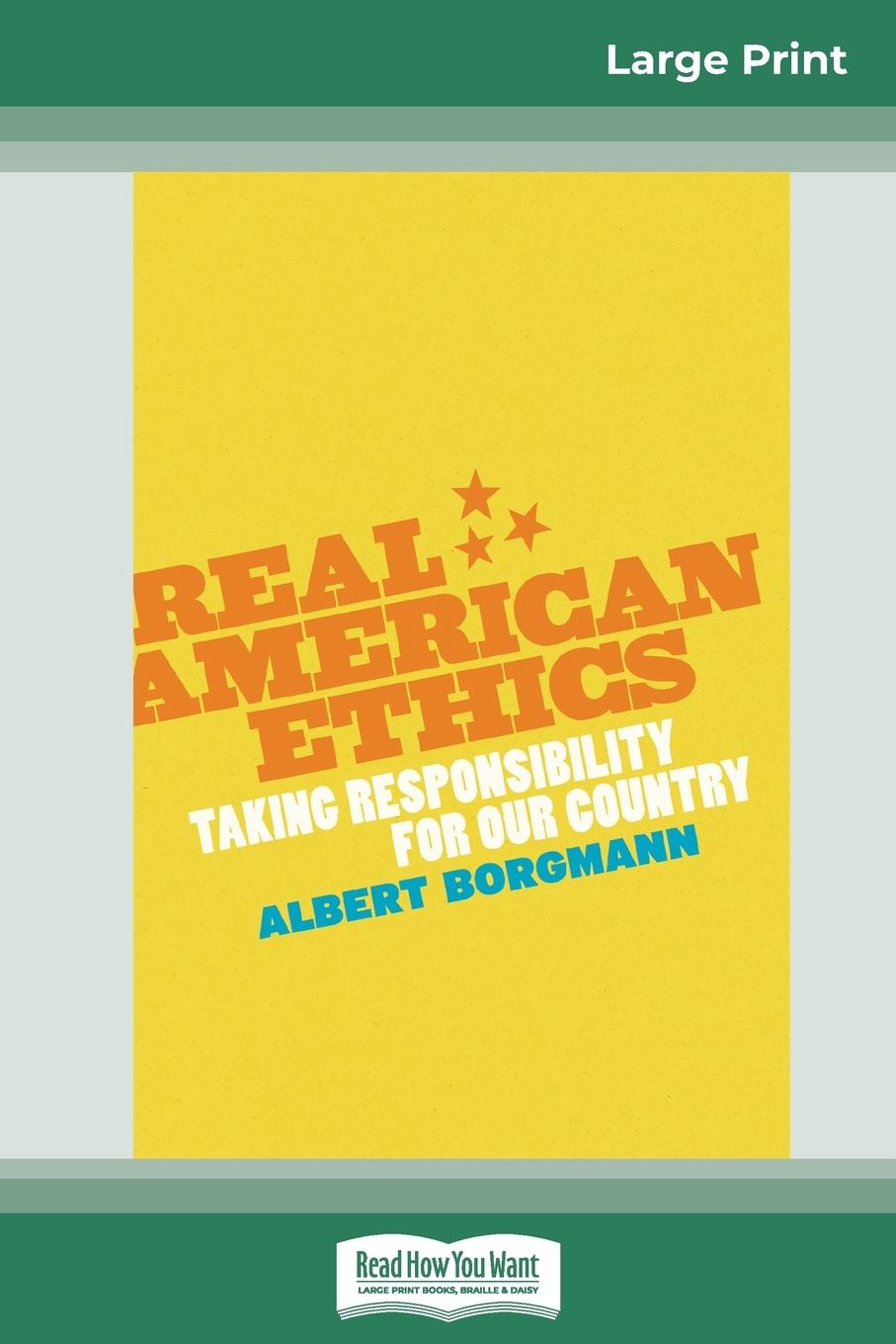 Vorderes Coverbild Real American Ethics