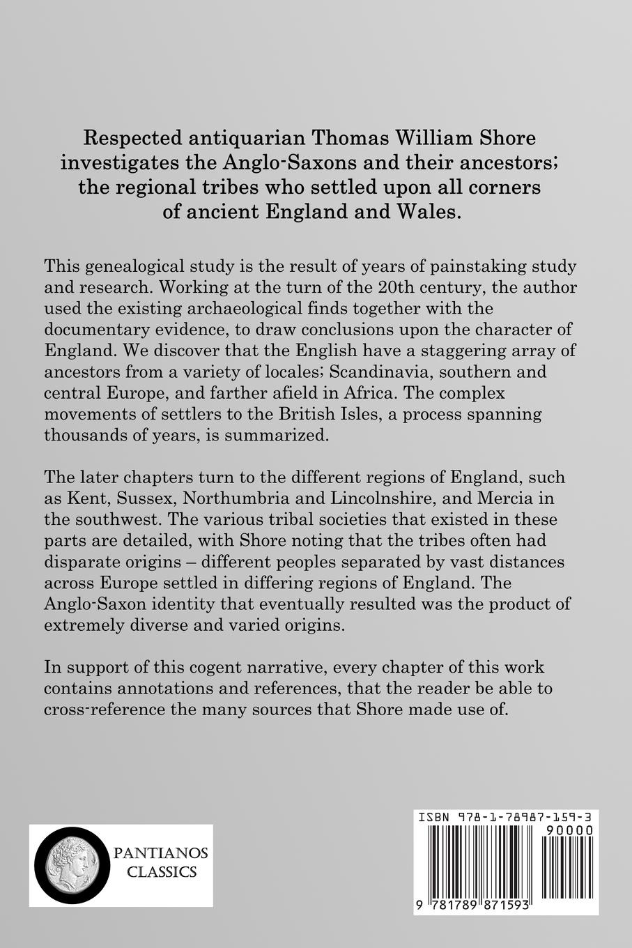 Rückseitencover Origin of the Anglo-Saxon Race