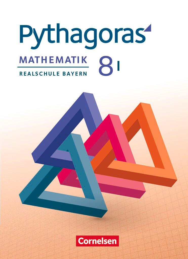 Vorderes Coverbild Pythagoras 8. Jahrgangsstufe (WPF I). Realschule Bayern - Schülerbuch