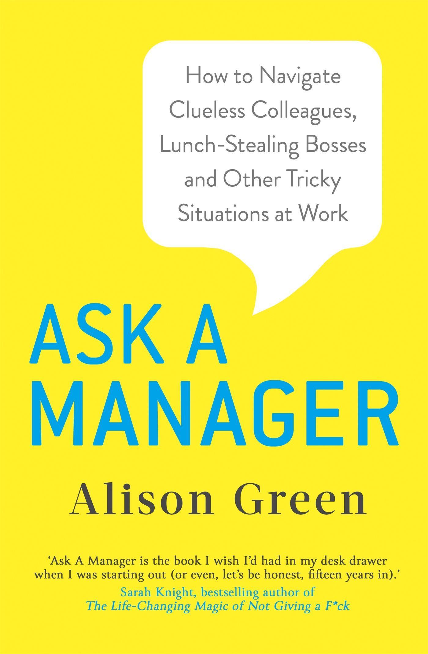 Vorderes Coverbild Ask a Manager