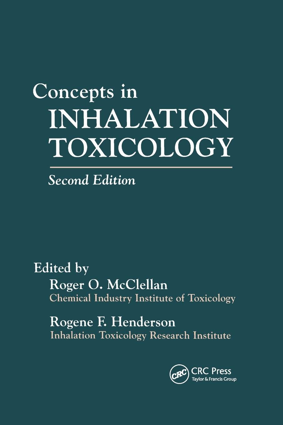 Vorderes Coverbild Concepts In Inhalation Toxicology