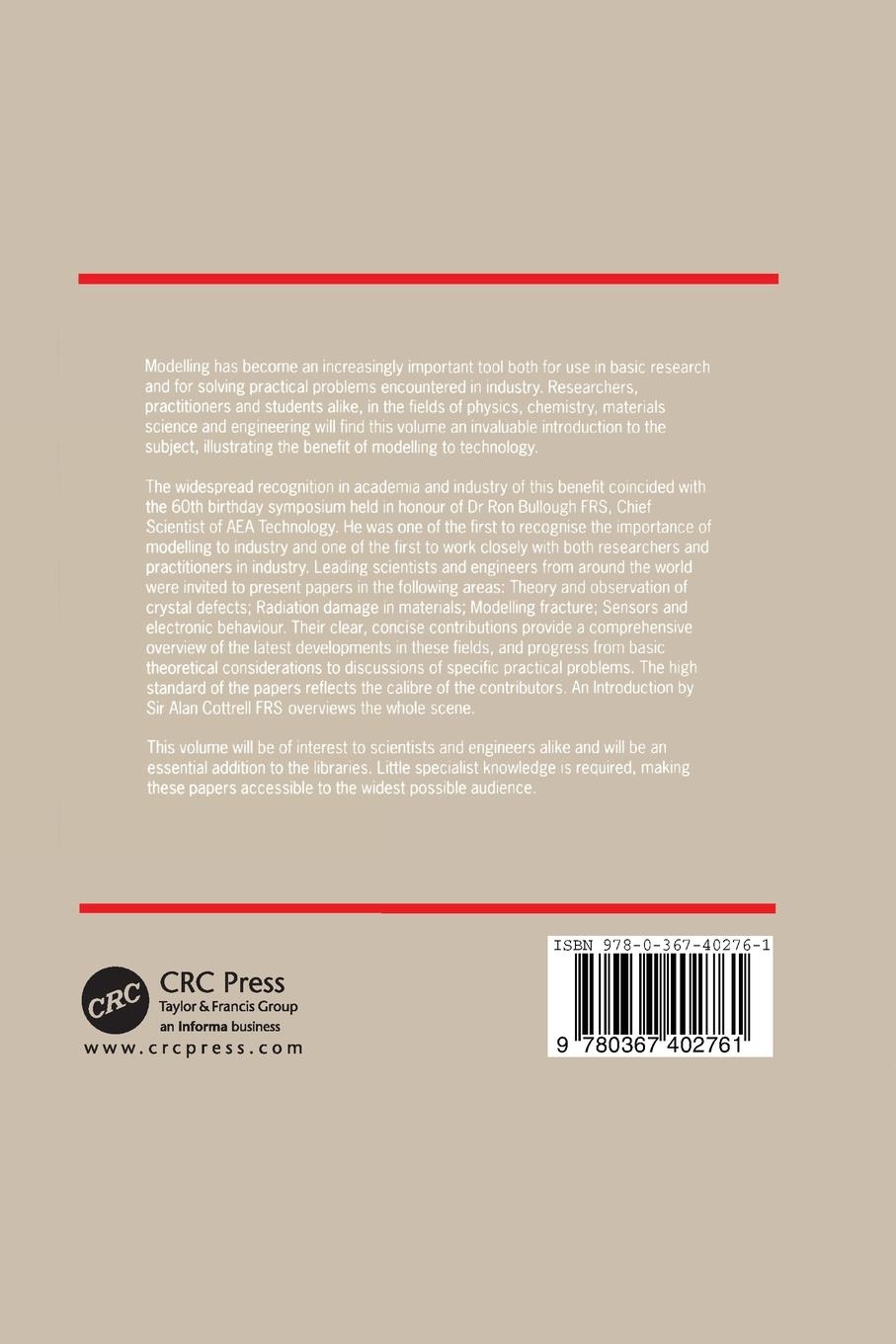 Rückseitencover Materials Modelling