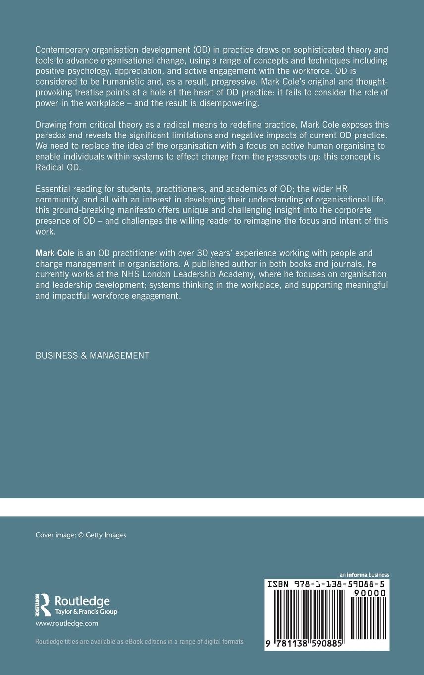 Rückseitencover Radical Organisation Development