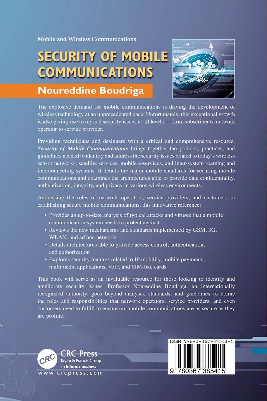 Rückseitencover Security of Mobile Communications