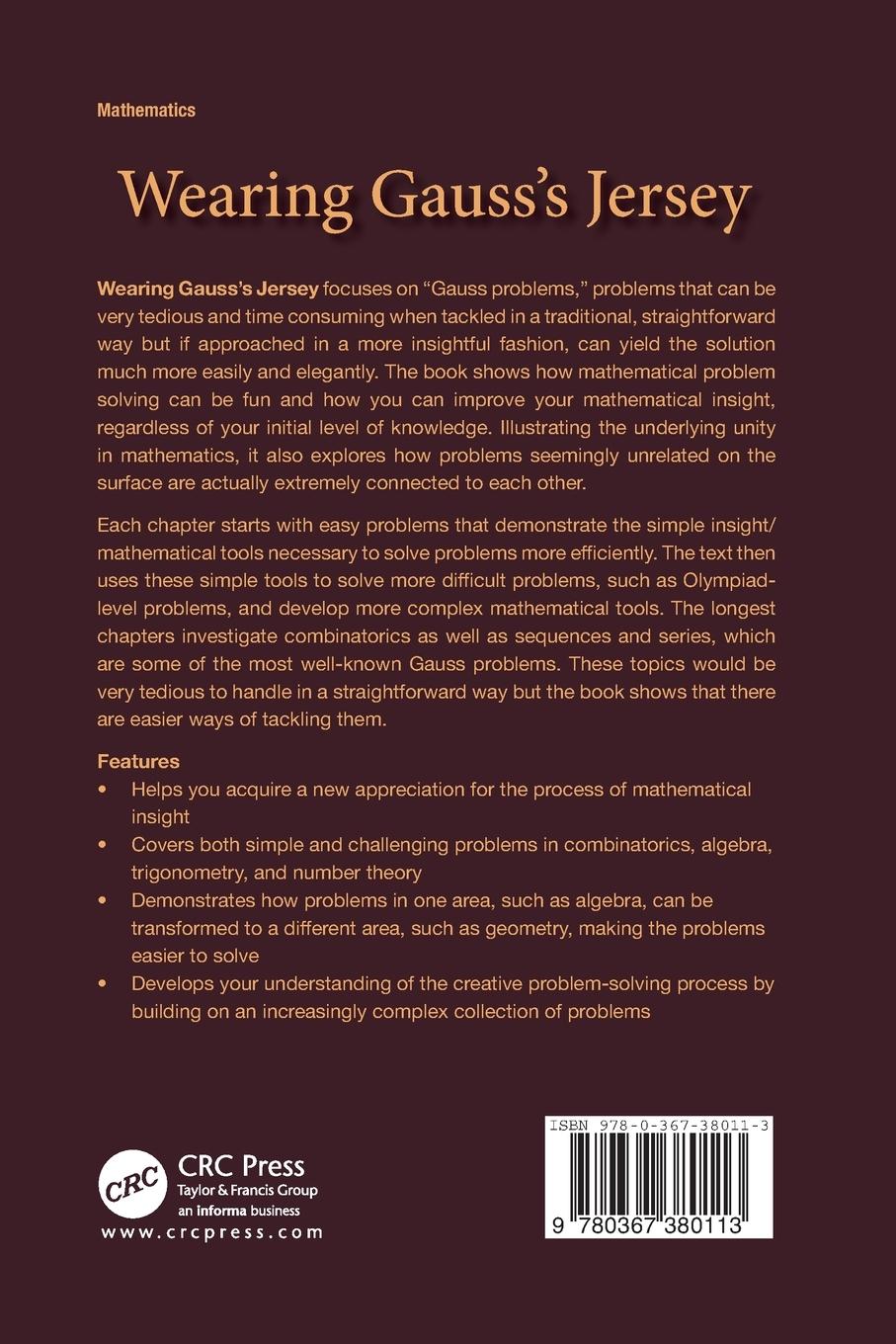 Rückseitencover Wearing Gauss's Jersey