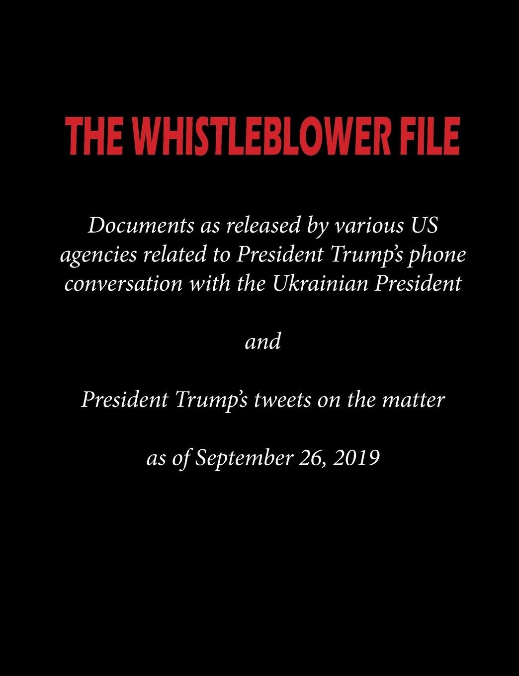 Vorderes Coverbild THE WHISTLEBLOWER FILE