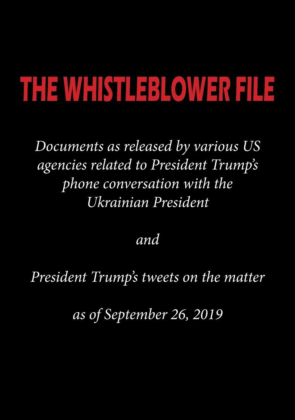 Vorderes Coverbild THE WHISTLEBLOWER FILE