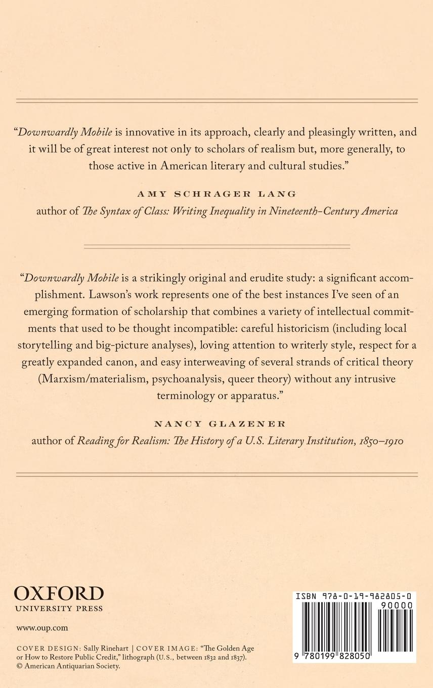 Rückseitencover Downwardly Mobile