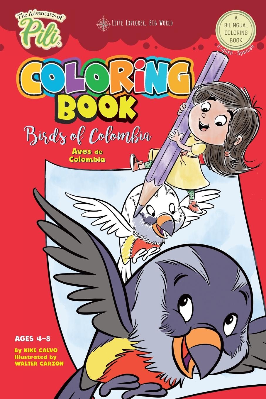 Vorderes Coverbild The Adventures of Pili Coloring Book