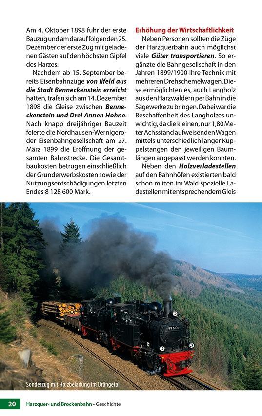 Beispielinhalt (Bild) Mit Volldampf durch den Harz