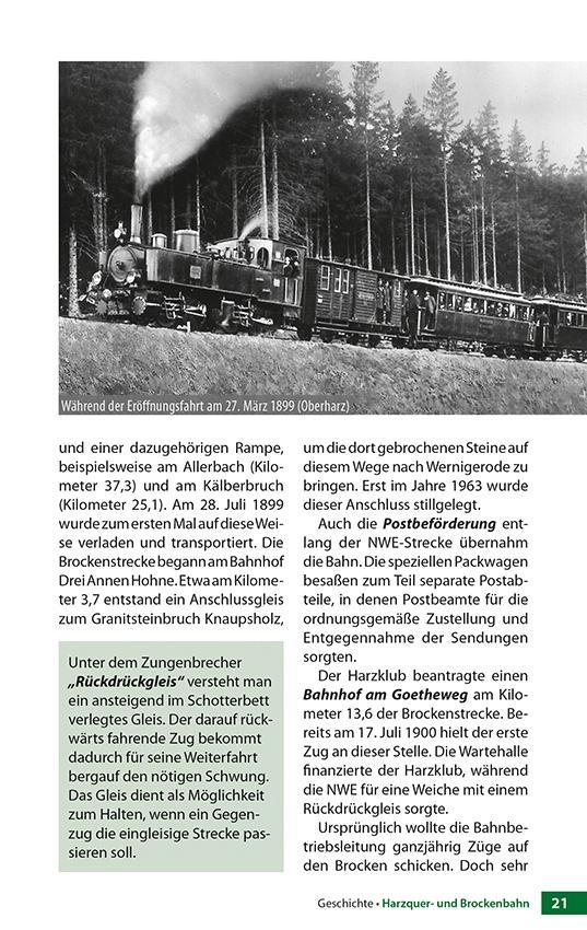 Beispielinhalt (Bild) Mit Volldampf durch den Harz