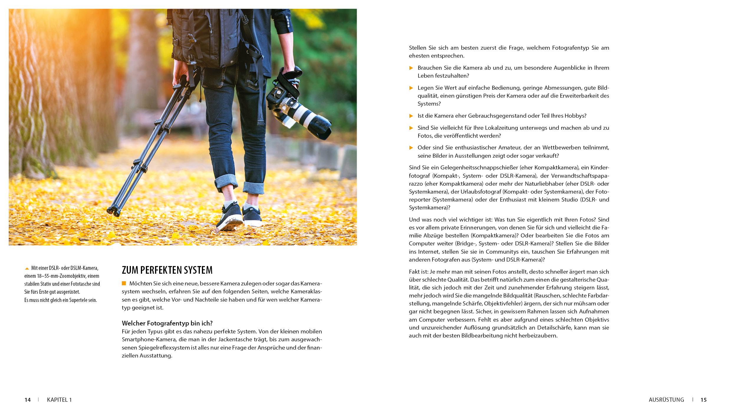 Beispielinhalt (Bild) Fotografieren - Die große Fotoschule für Einsteiger