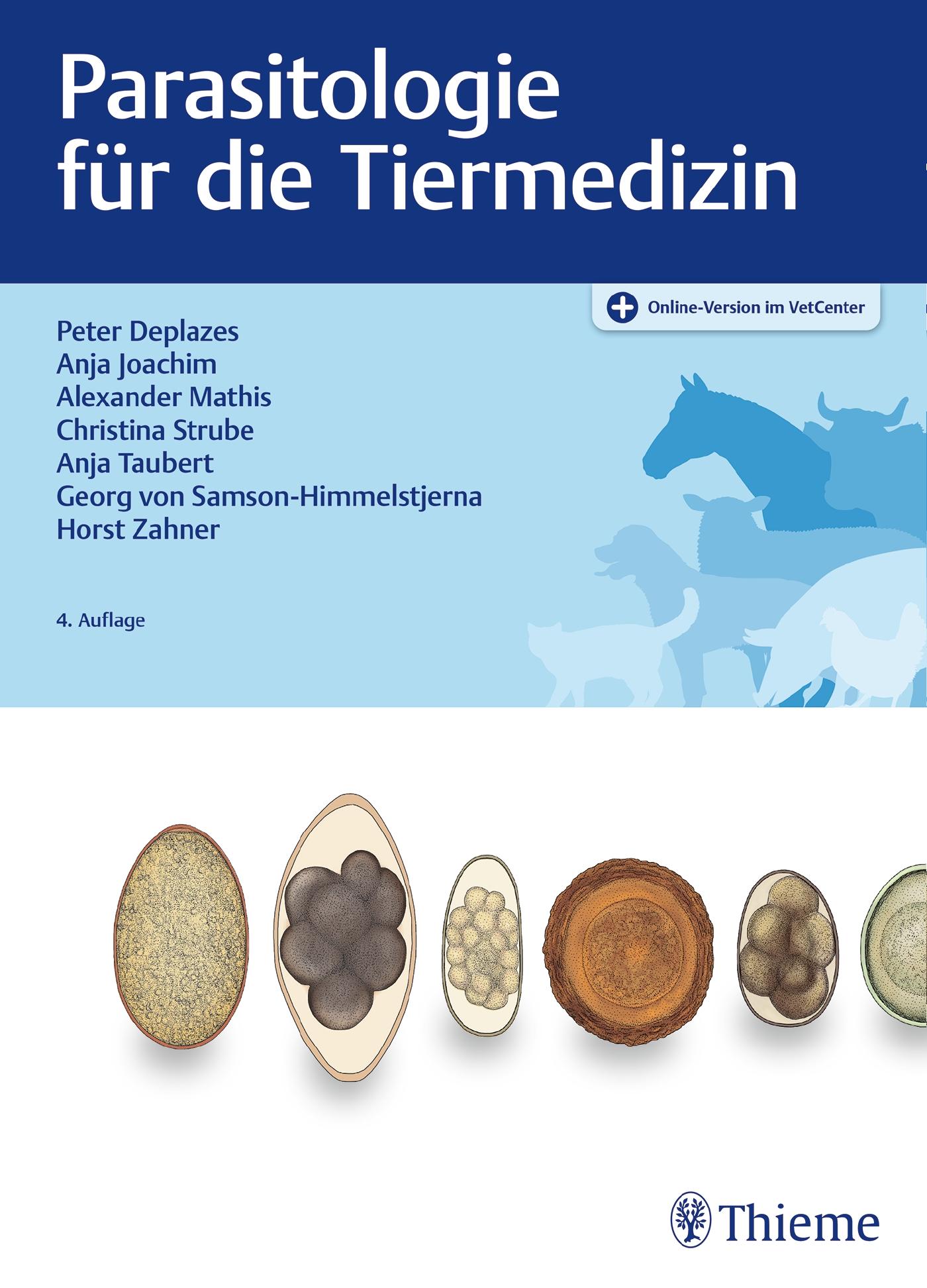 Vorderes Coverbild Parasitologie für die Tiermedizin