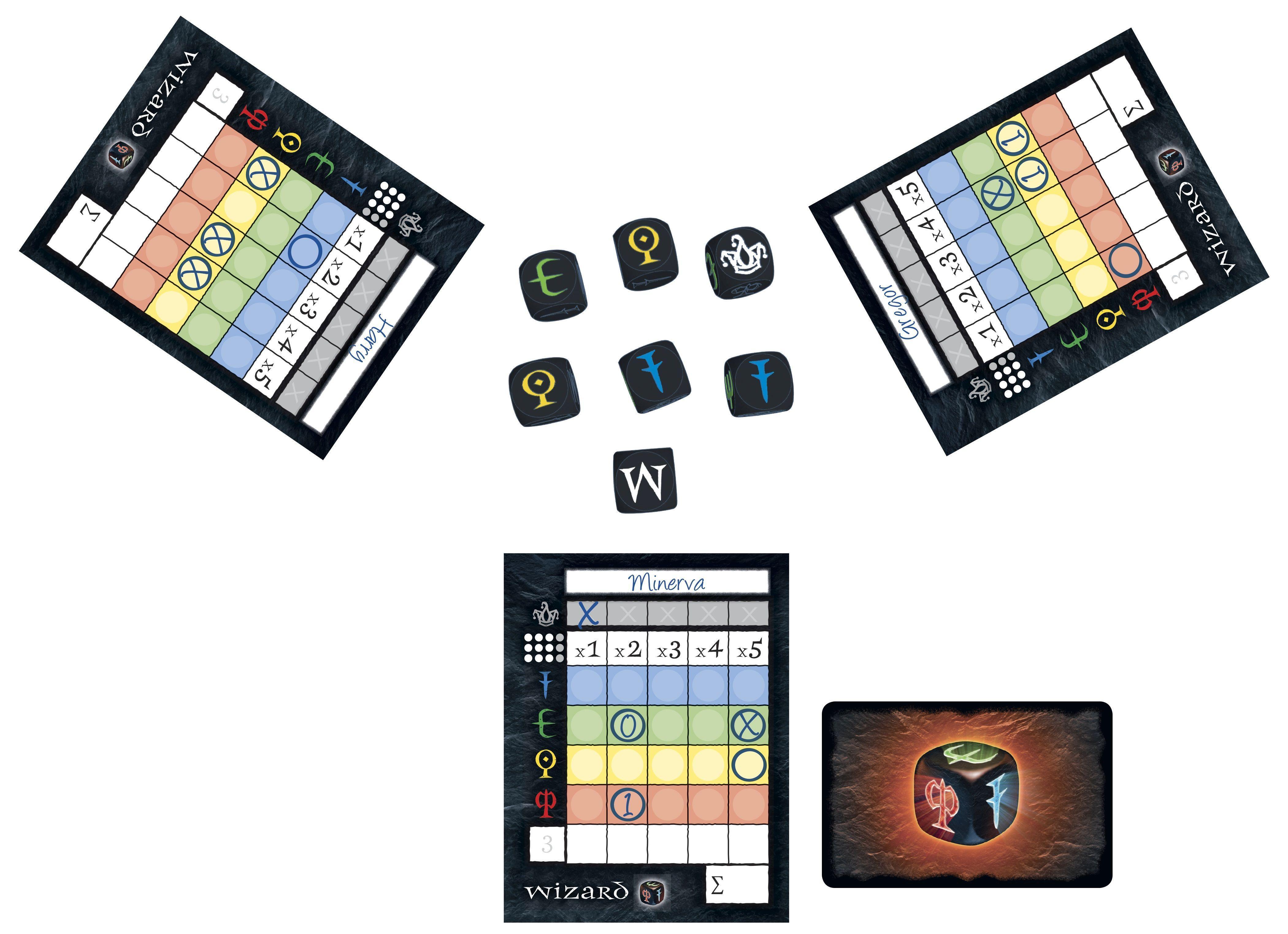 Beispielinhalt (Bild) Wizard Würfelspiel